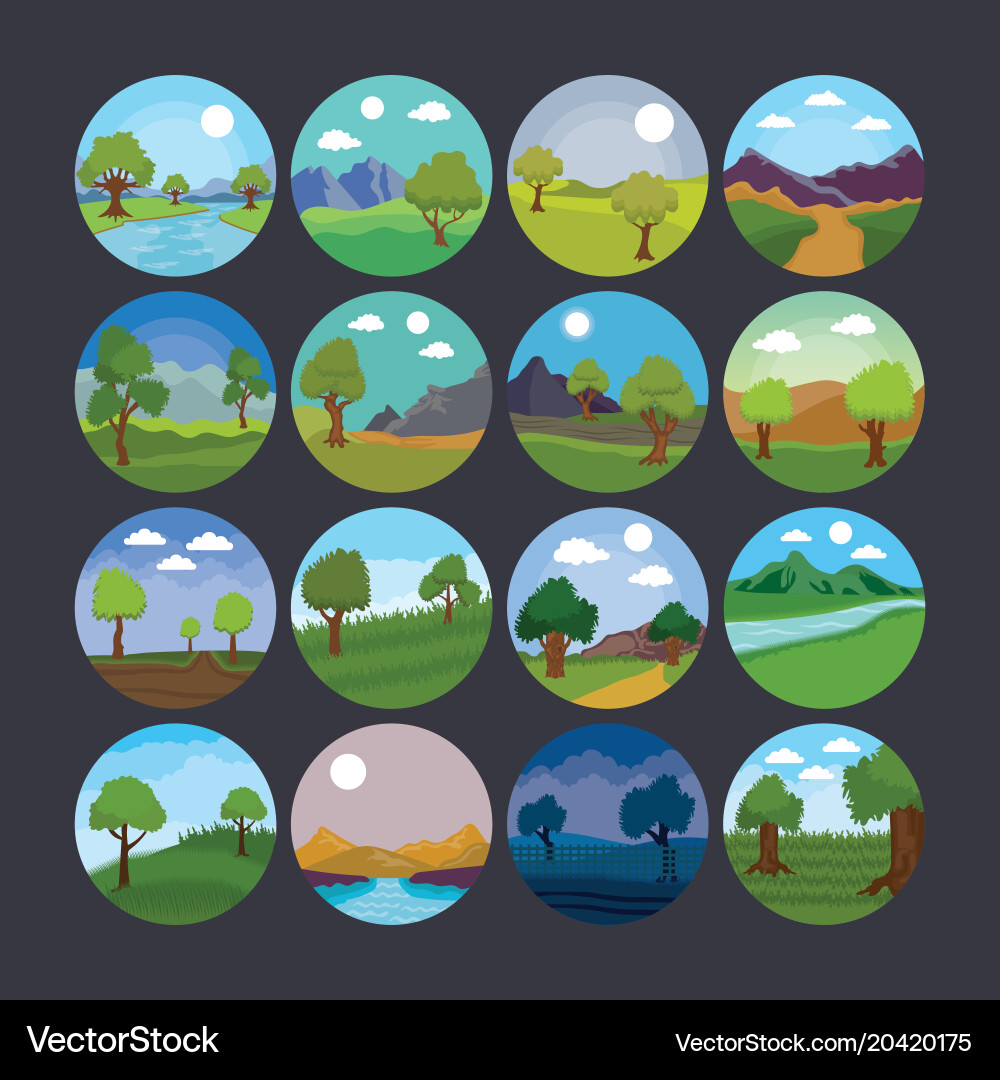 Landscape 11 Royalty Free Vector Image - VectorStock