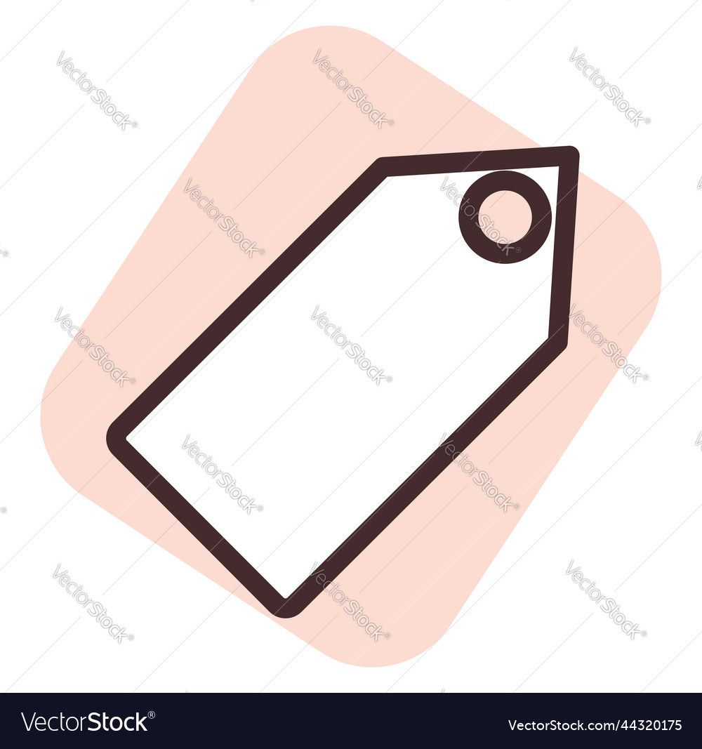 Ui label on white background royalty free vector image