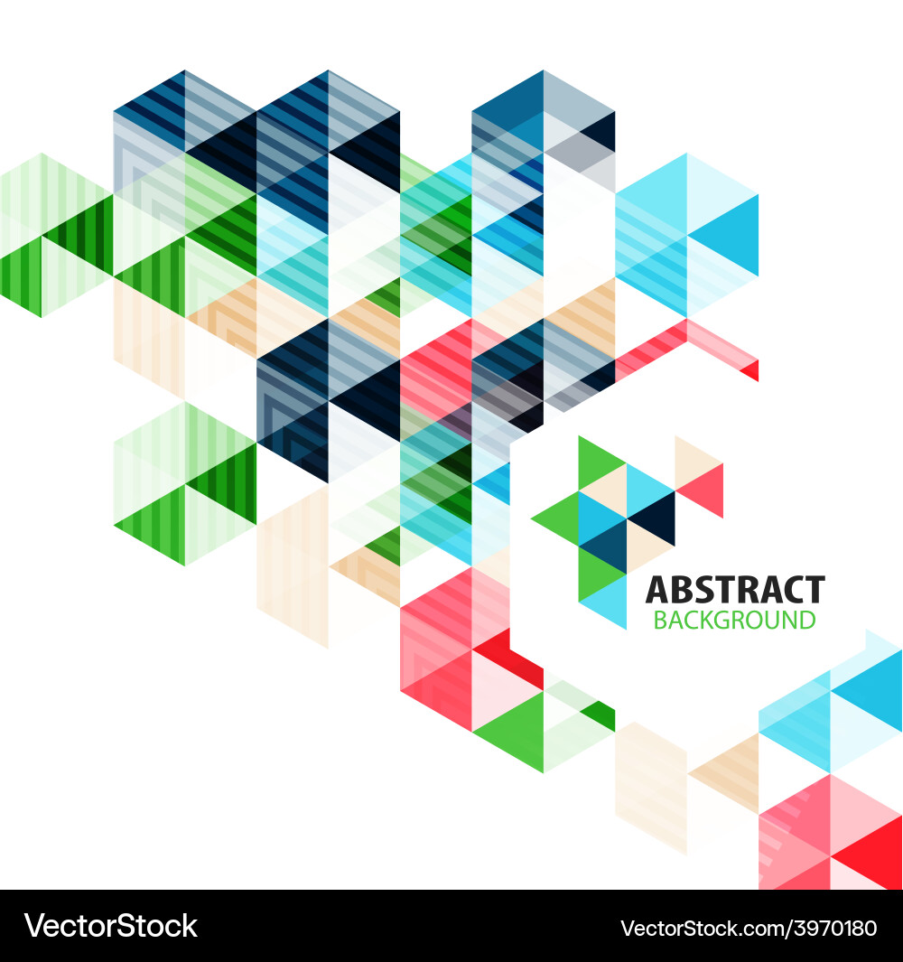 Geometric abstract polygonal background Royalty Free Vector