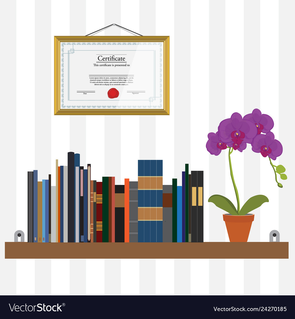 Bookshelf Royalty Free Vector Image Vectorstock Bookshelf Royalty Free Vector Image Vectorstock