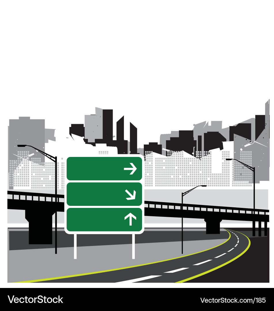 City Royalty Free Vector Image - VectorStock