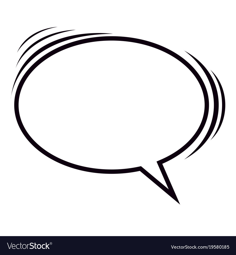 Comic Chat Bubble Royalty Free Vector Image Vectorstock