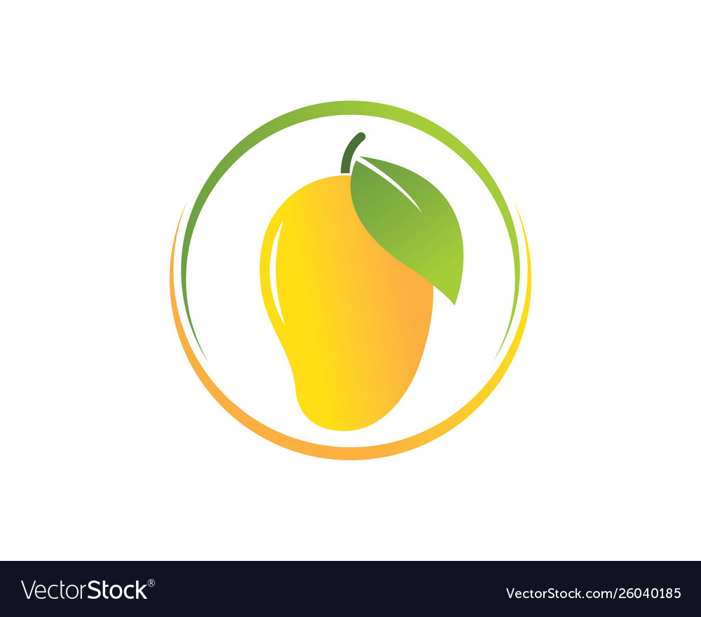 Mango logo Royalty Free Vector Image - VectorStock