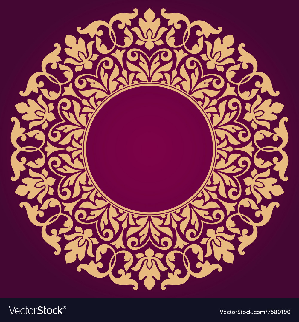 Floral Indian pattern Royalty Free Vector Image