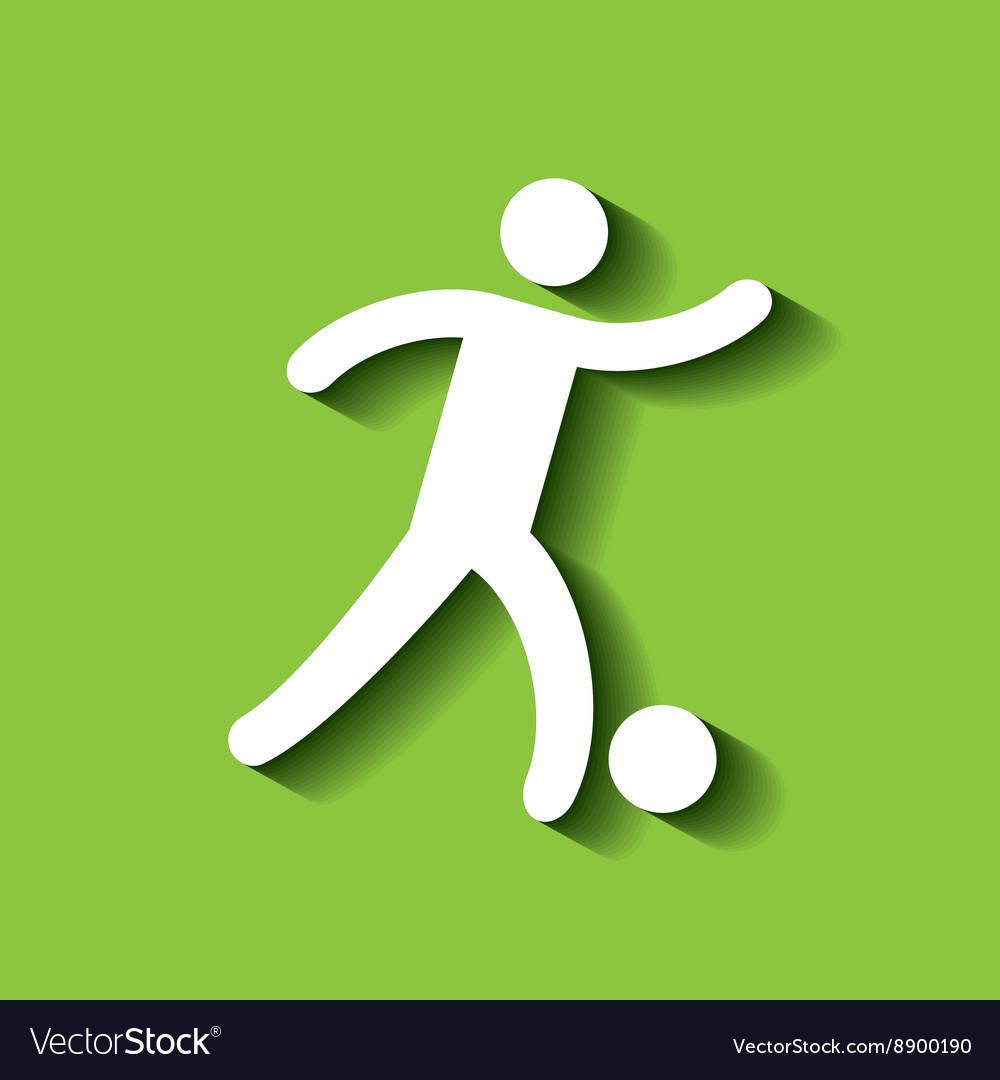 Silhouette of sportsman design Royalty Free Vector Image