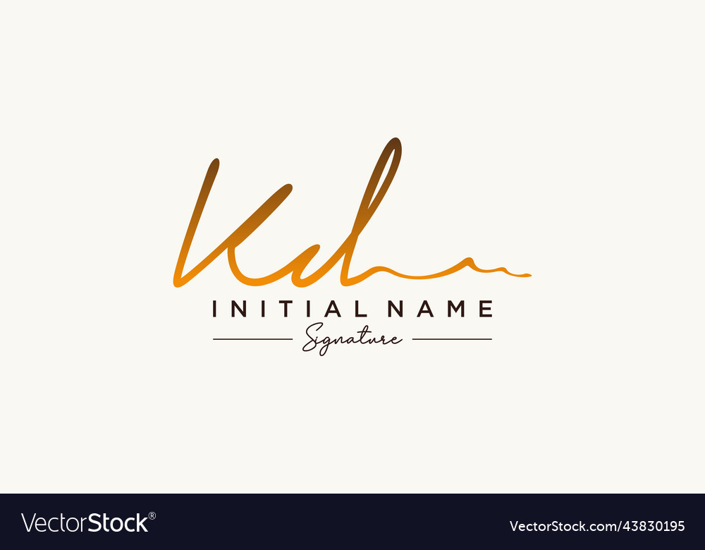 Premium Vector  Vk initial logo, nails, luxury cosmetics spa