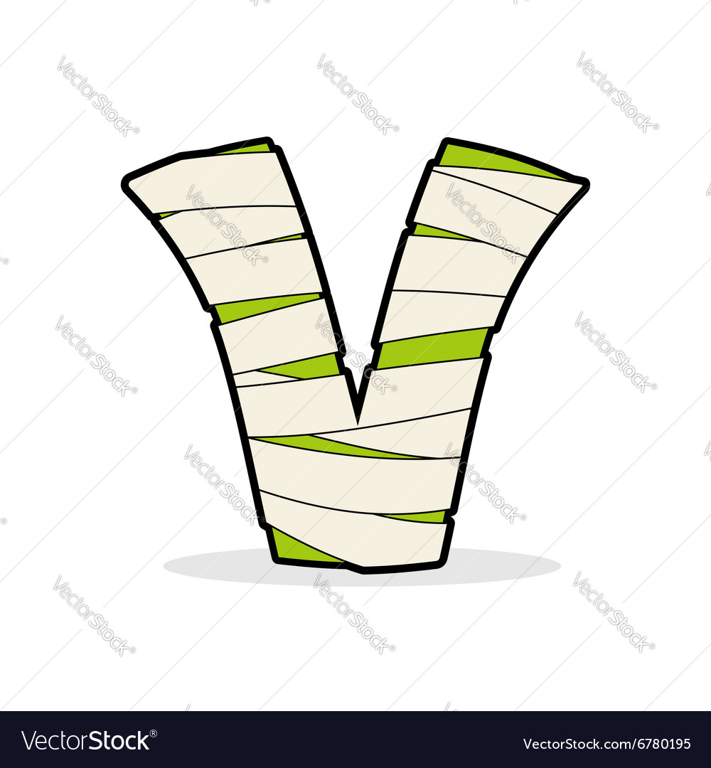 letter v egyptian zombies
