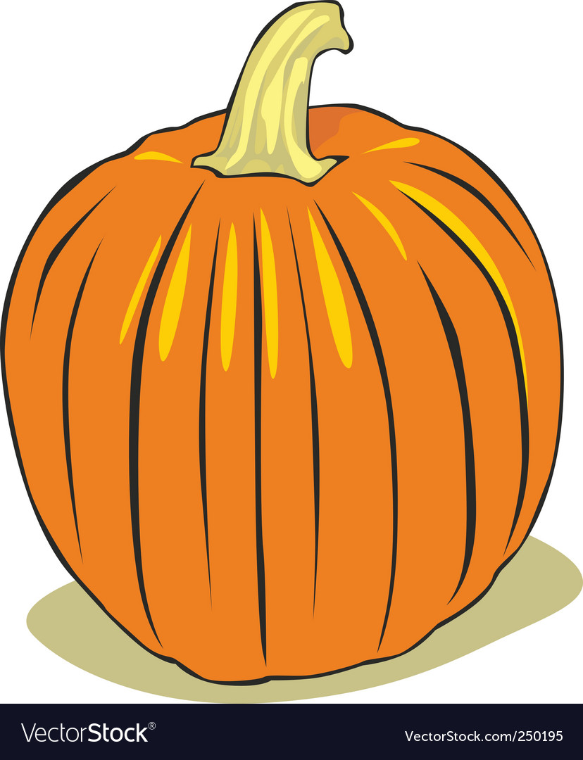 Pumpkin Royalty Free Vector Image - VectorStock