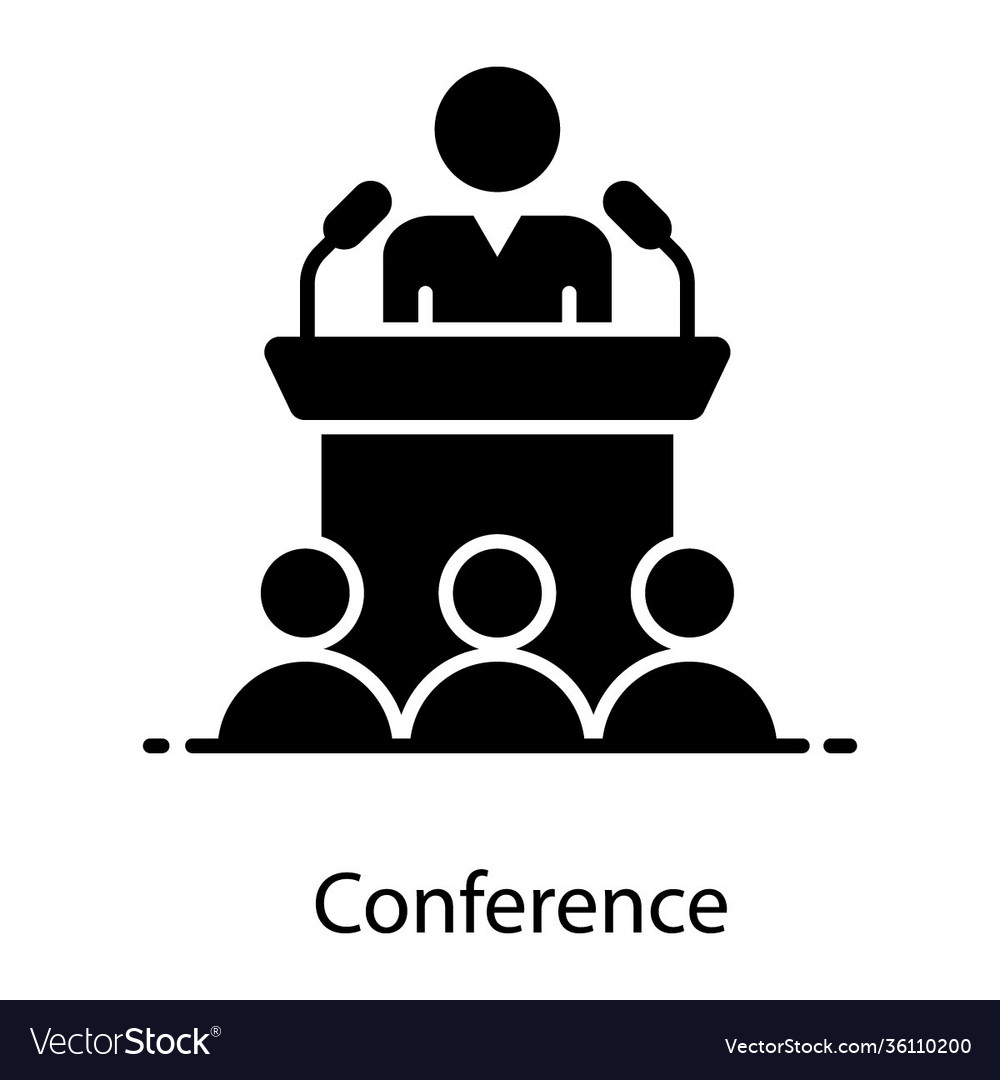 Conference Royalty Free Vector Image - VectorStock