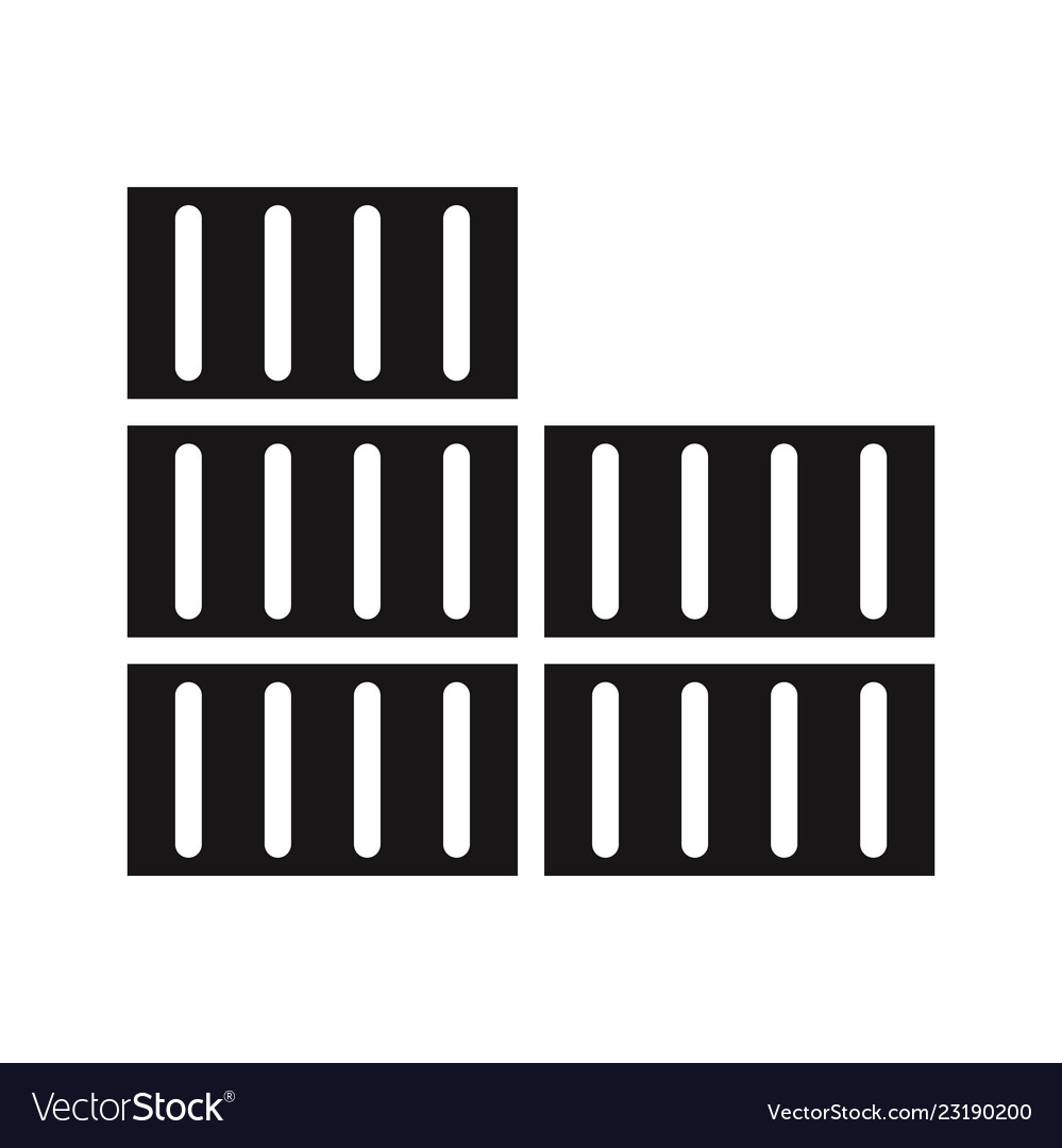 Containers icon Royalty Free Vector Image VectorStock