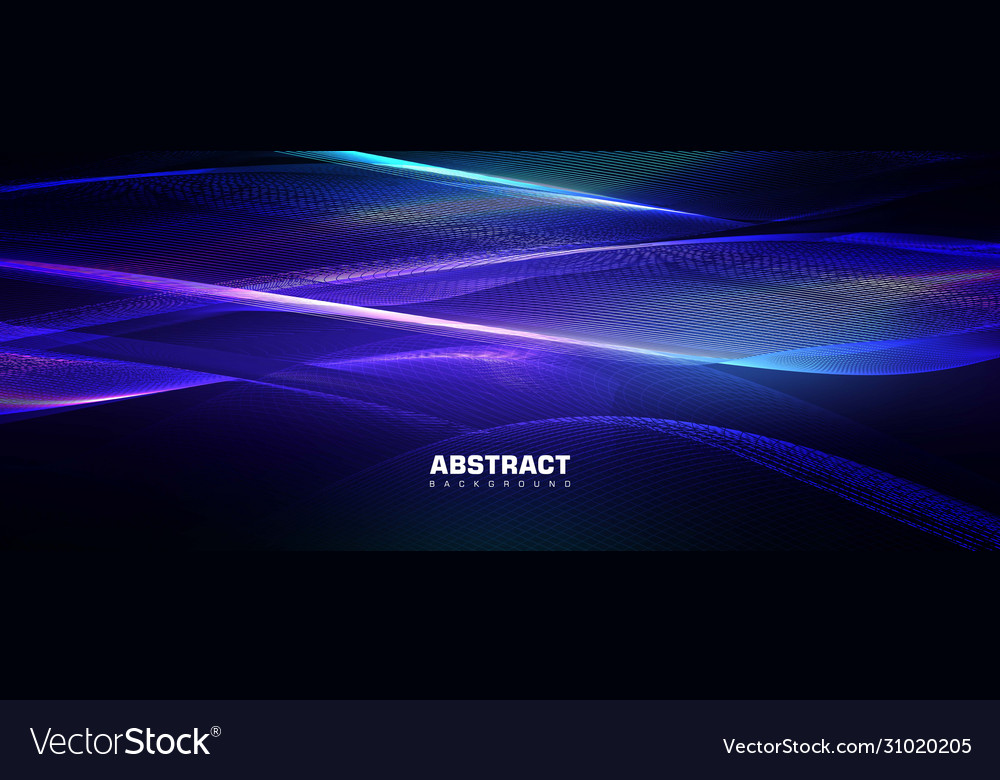Abstract background with horizontal lines Vector Image