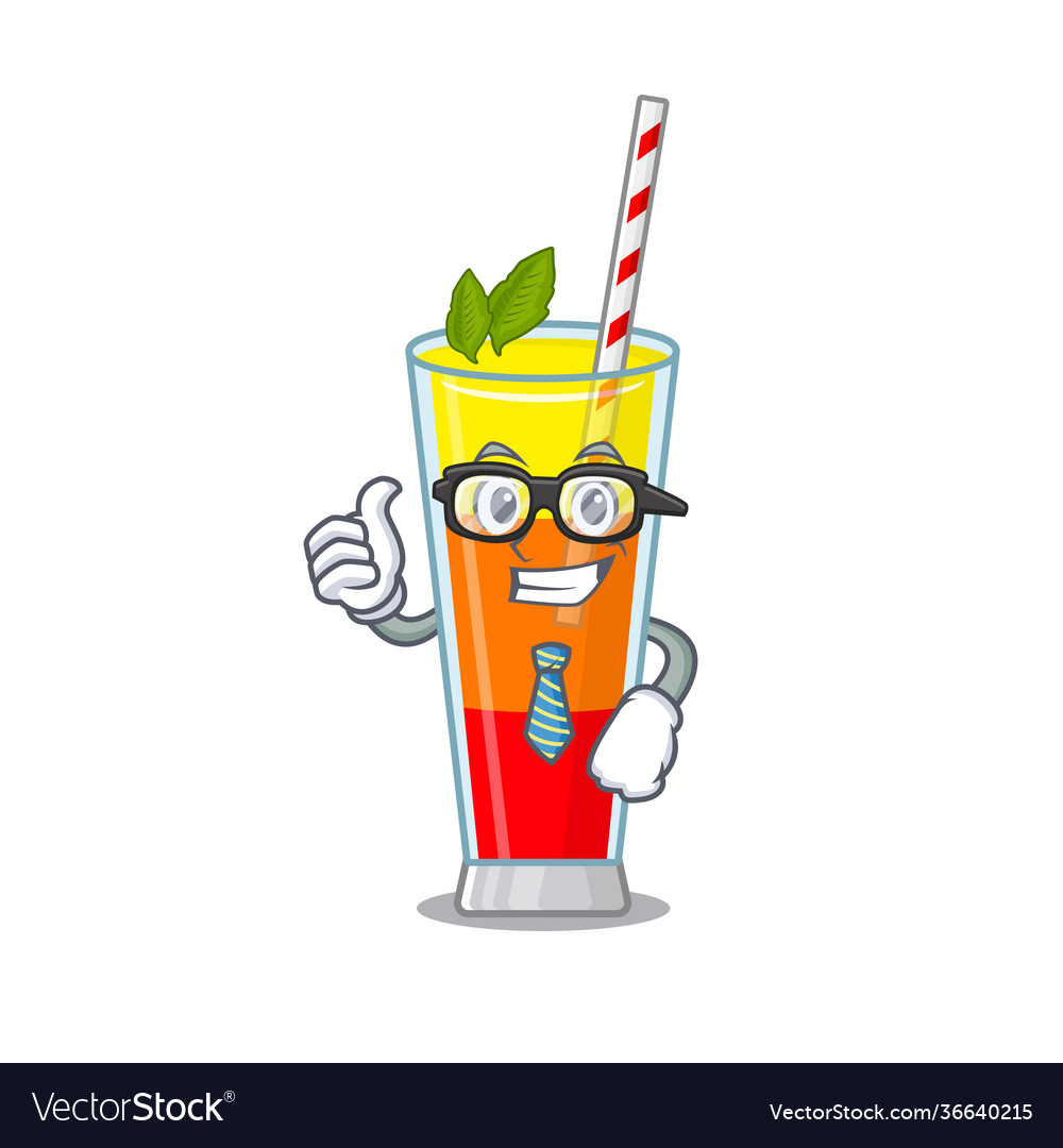 Cartoon drawing tequila sunrise cocktail Vector Image Cartoon drawing tequila sunrise cocktail Vector Image