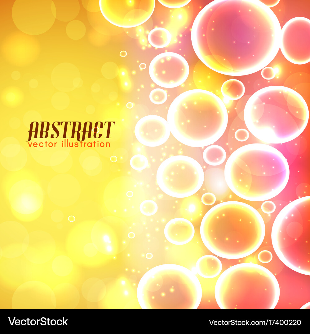 Abstract background with bubbles Royalty Free Vector Image