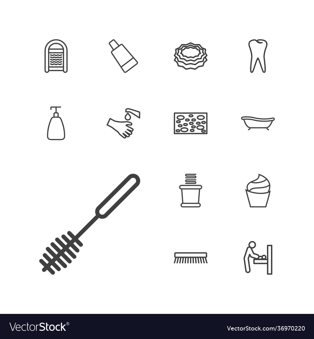 Hygiene icons Royalty Free Vector Image - VectorStock