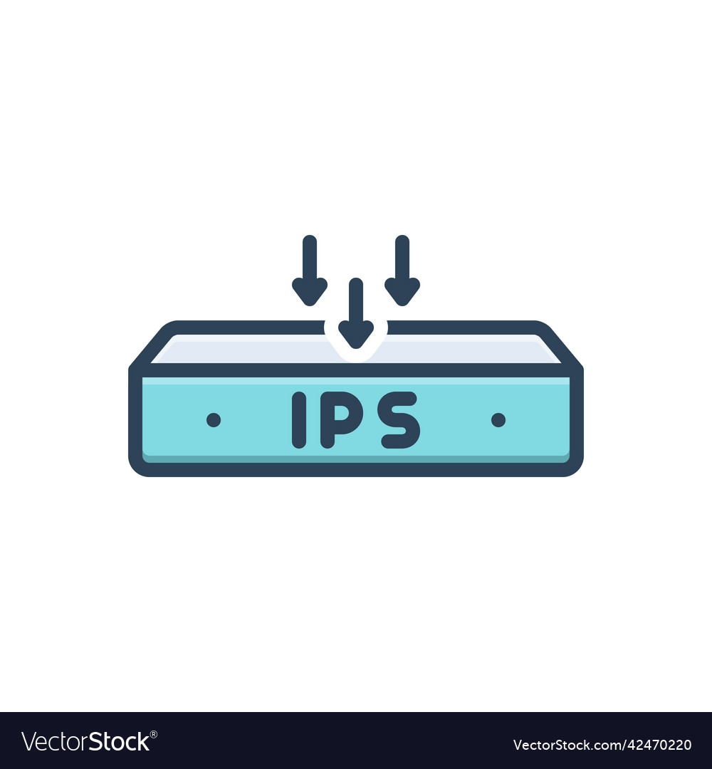 Ips Royalty Free Vector Image - VectorStock