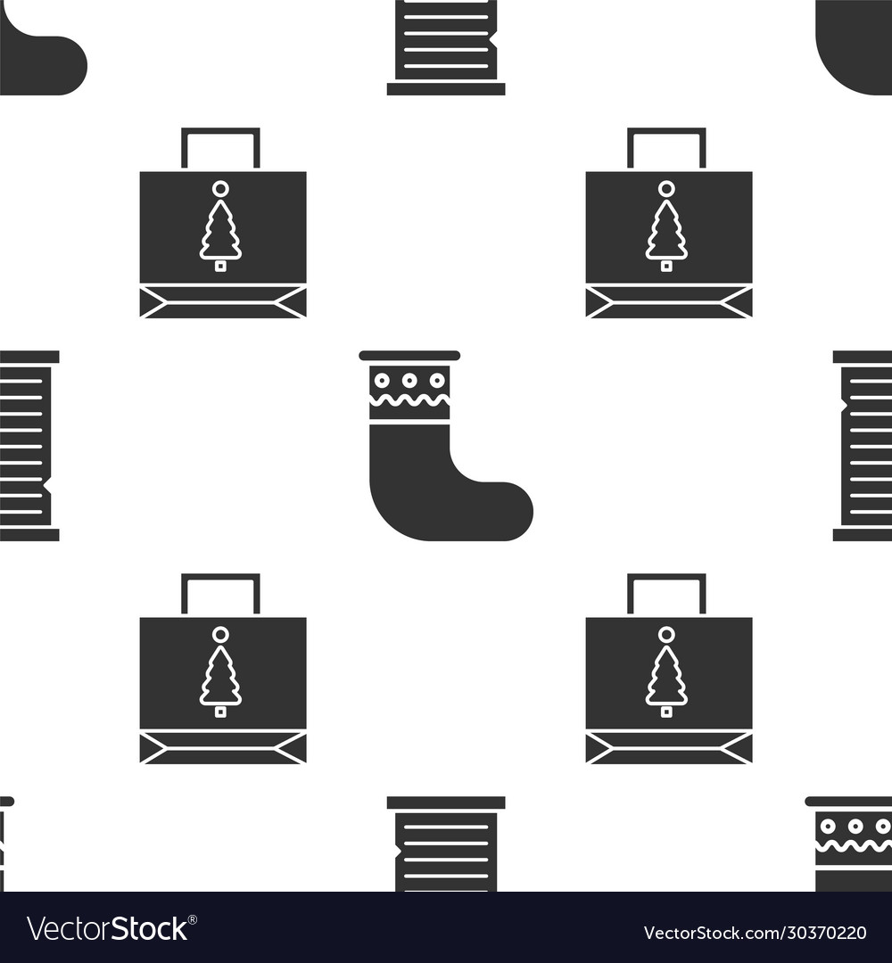 Set Christmas Wish List Template Christmas Vector Image