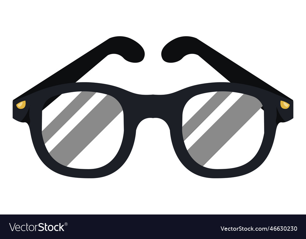 Eyeglasses optical accessory Royalty Free Vector Image