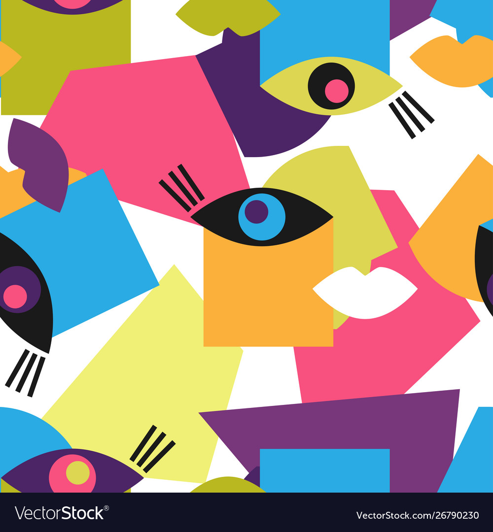 Seamless abstract pattern with abstract Royalty Free Vector