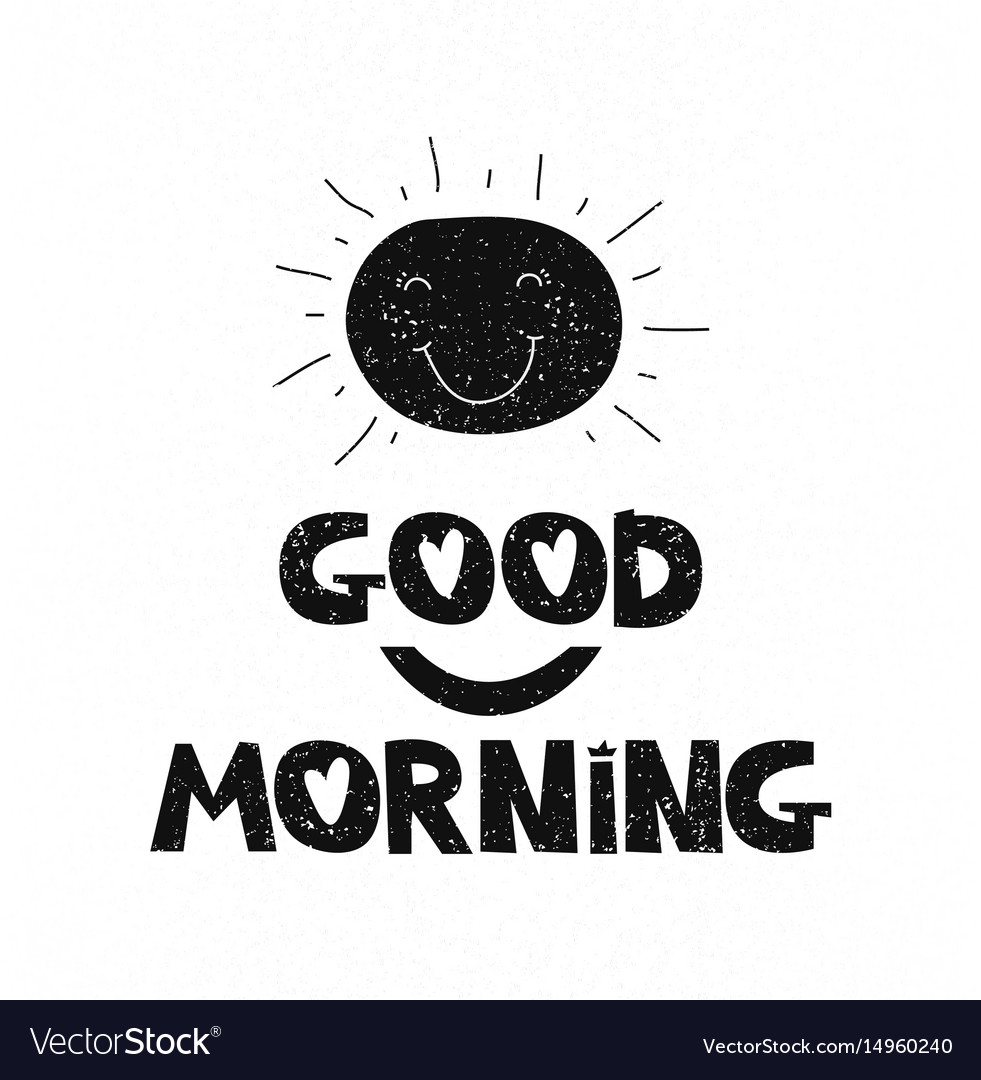 Hand Draw Sketch Vector Script Leterring, Good Morning, isolated on white  Stock Vector Image & Art - Alamy