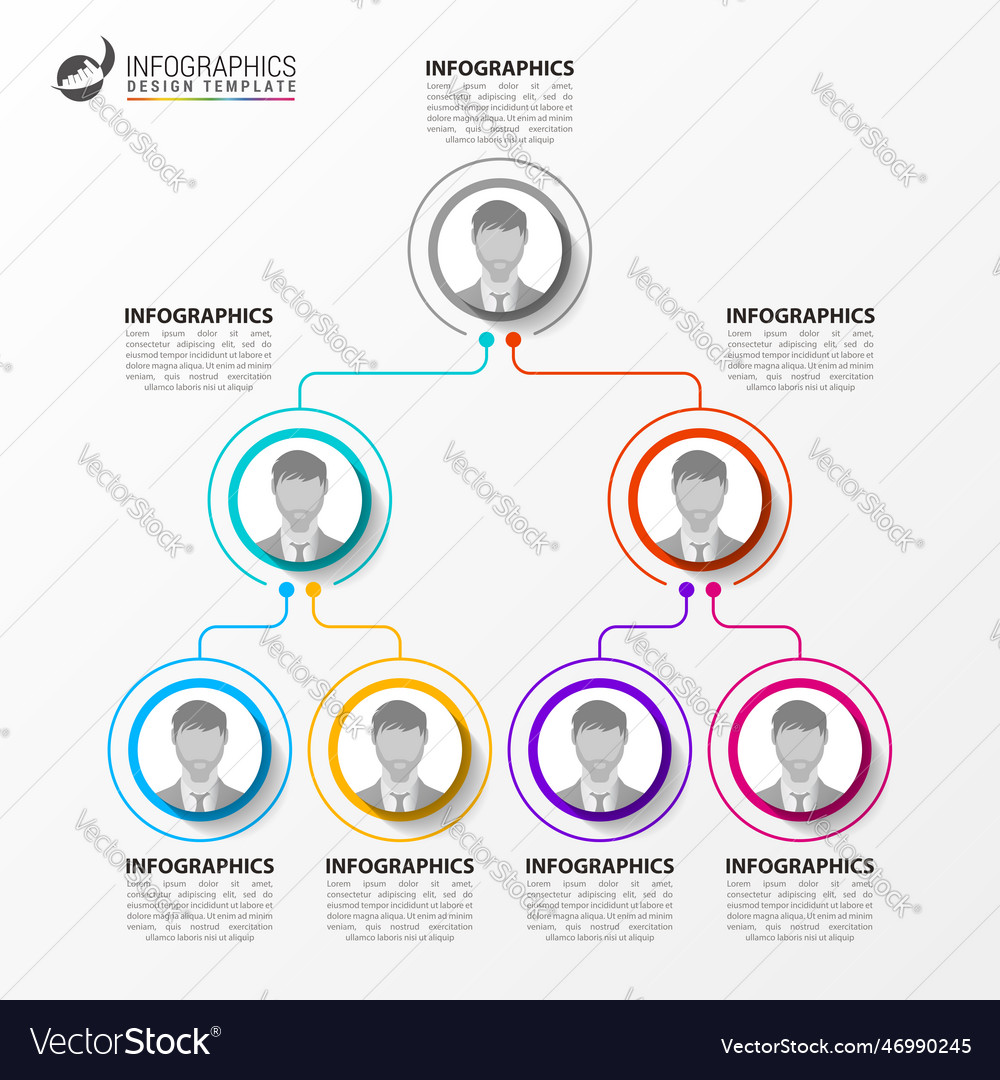 Infographic design template creative concept Vector Image