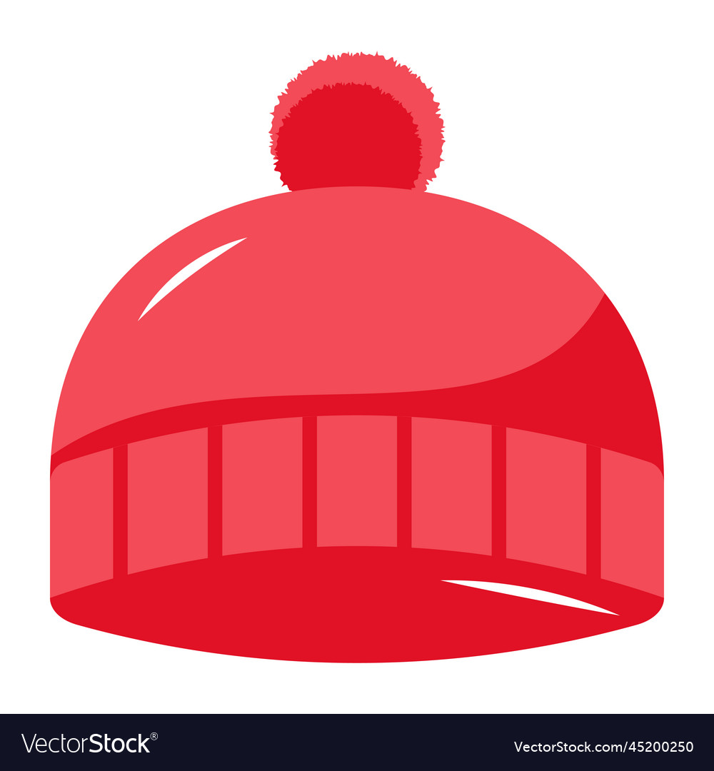 Beanie flat icon is handy and customizable Vector Image