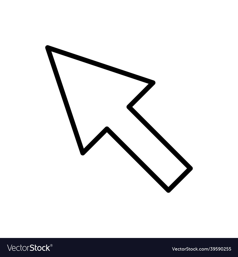 Mouse icon pointer Royalty Free Vector Image - VectorStock