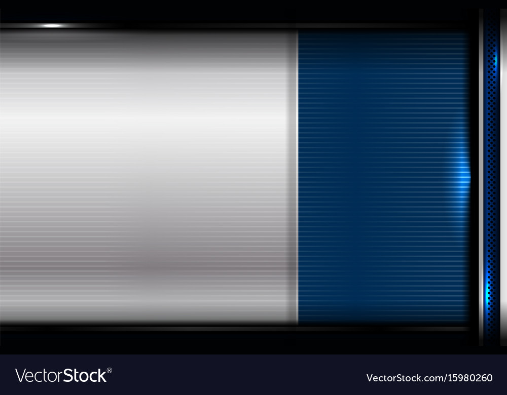 Abstract blue metal background Royalty Free Vector Image