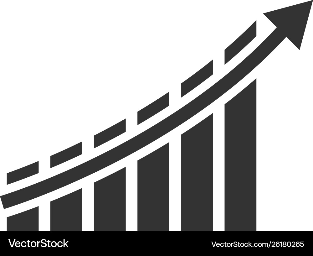 Analytics icon design template isolated Royalty Free Vector