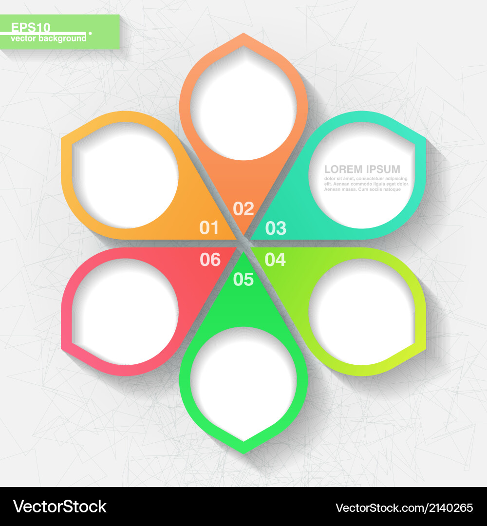 Infographic template Royalty Free Vector Image