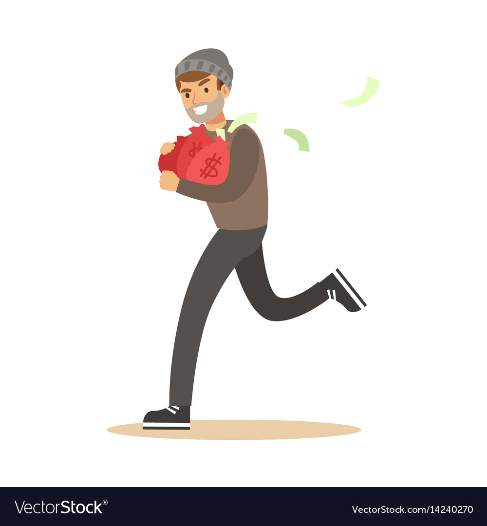 running money bag