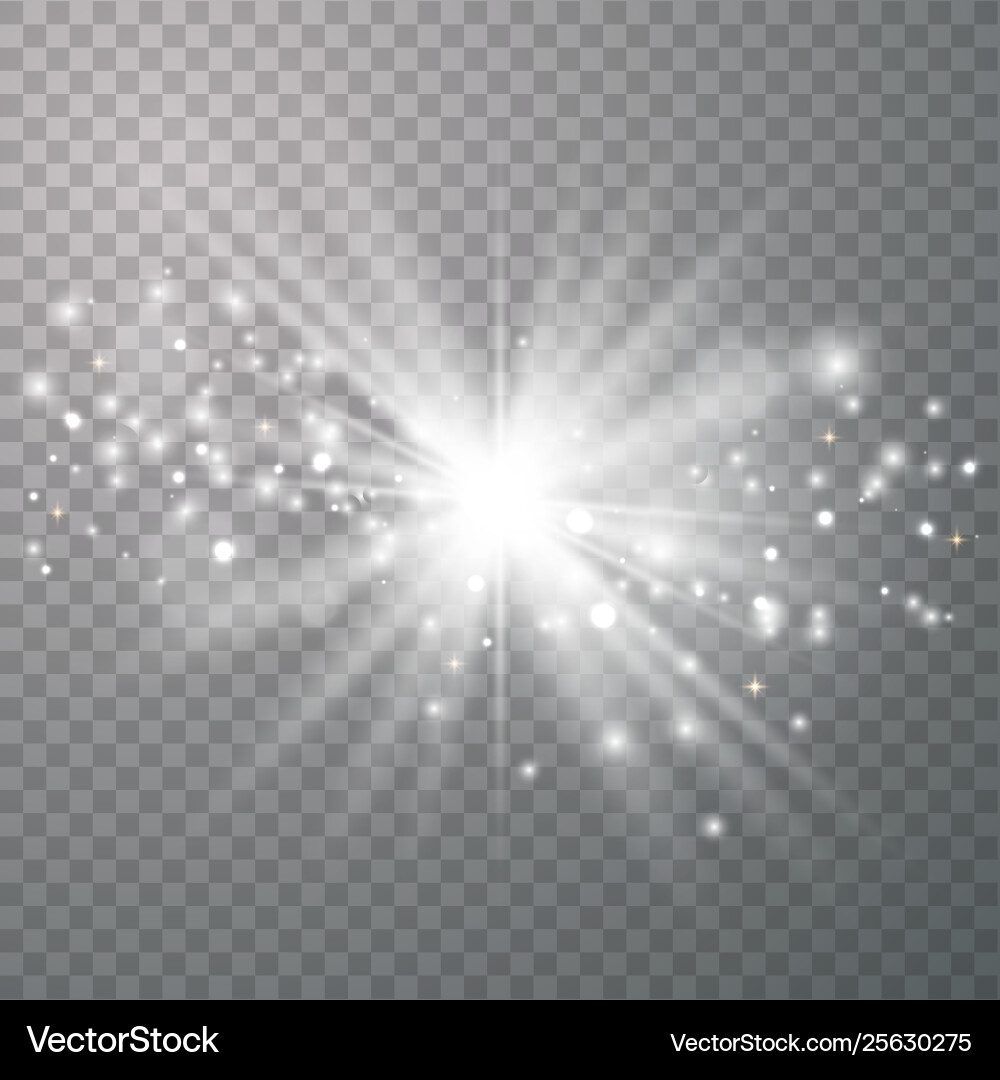 Glow light effect Royalty Free Vector Image - VectorStock