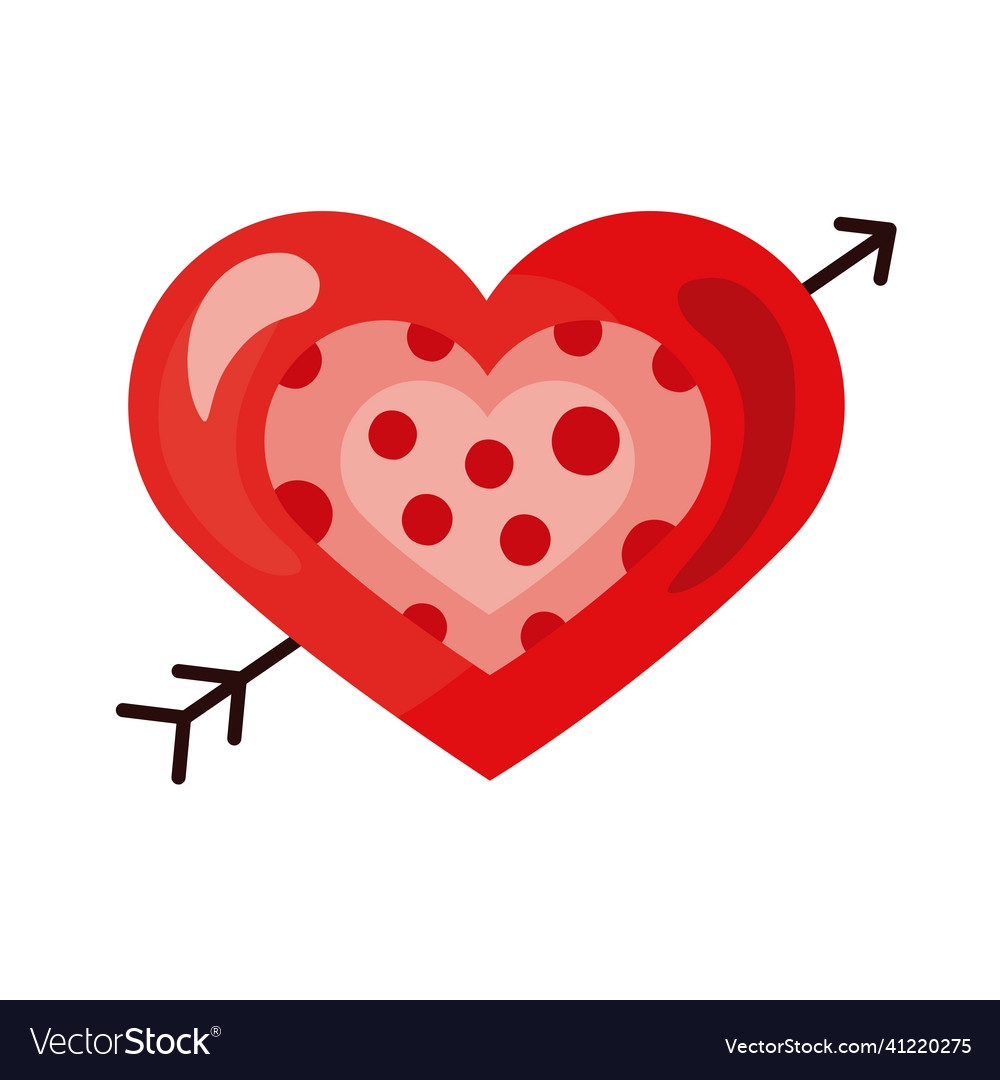 heart-with-arrow-royalty-free-vector-image-vectorstock