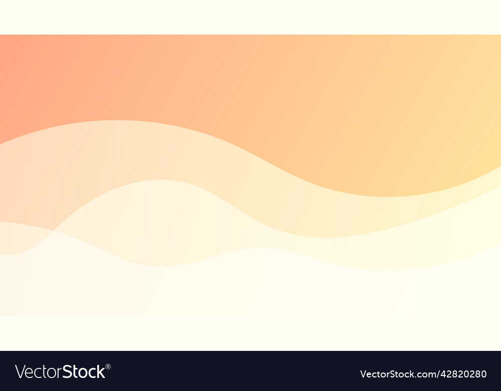 Abstract pastel orange background creative design Vector Image