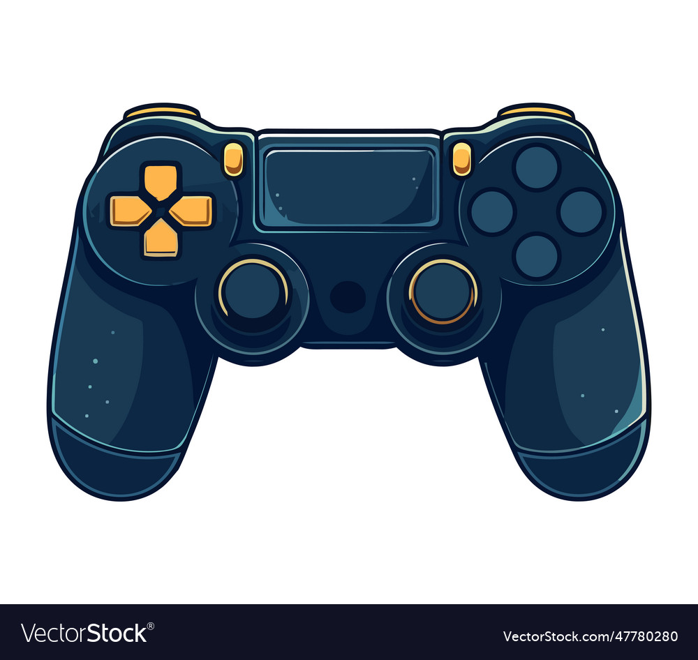 Modern joystick icon for video game control Vector Image