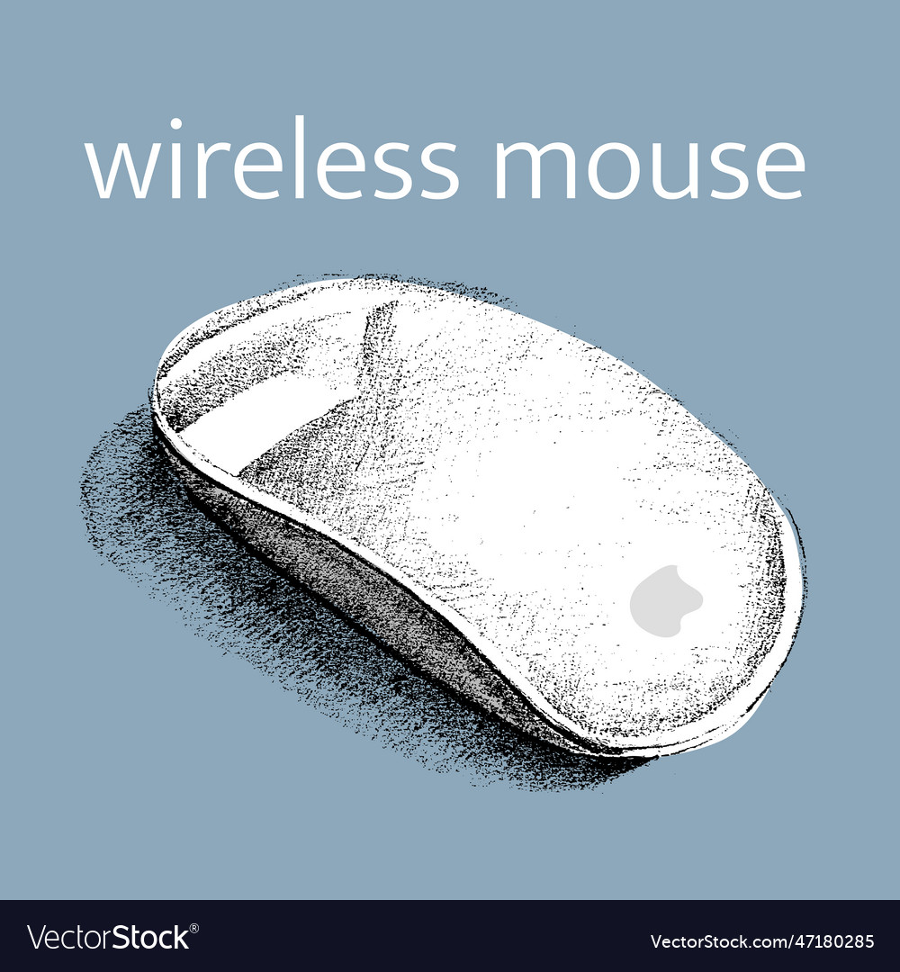 Wireless mouse Royalty Free Vector Image - VectorStock