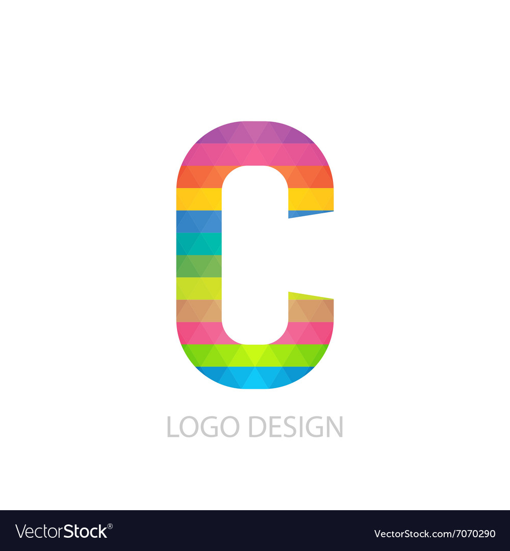 Colorful logo letter Royalty Free Vector Image