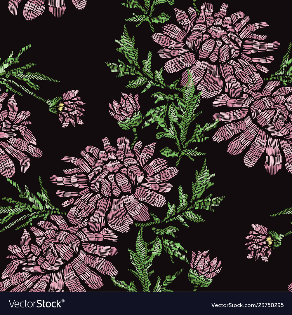 Carol R Davis floral seamless pattern royalty free vector image
