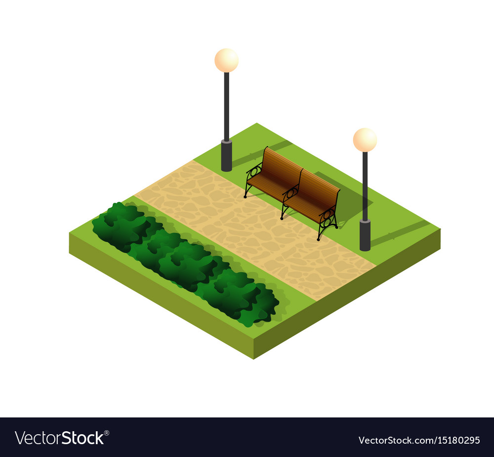 Natural ecological landscape Royalty Free Vector Image