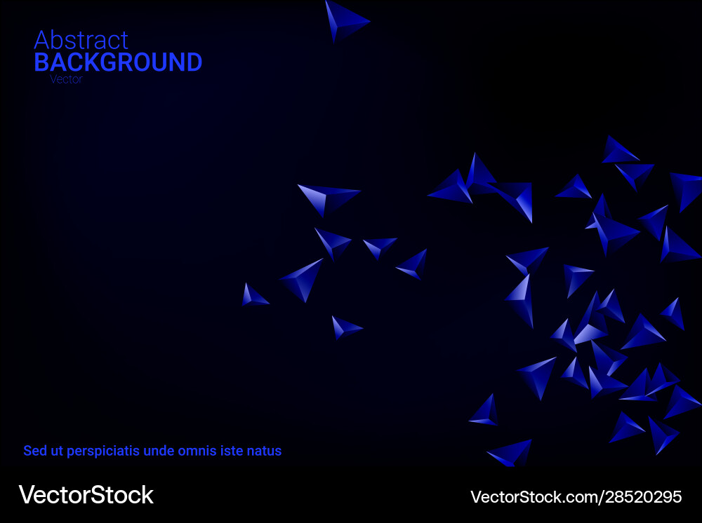 Triangular background Royalty Free Vector Image
