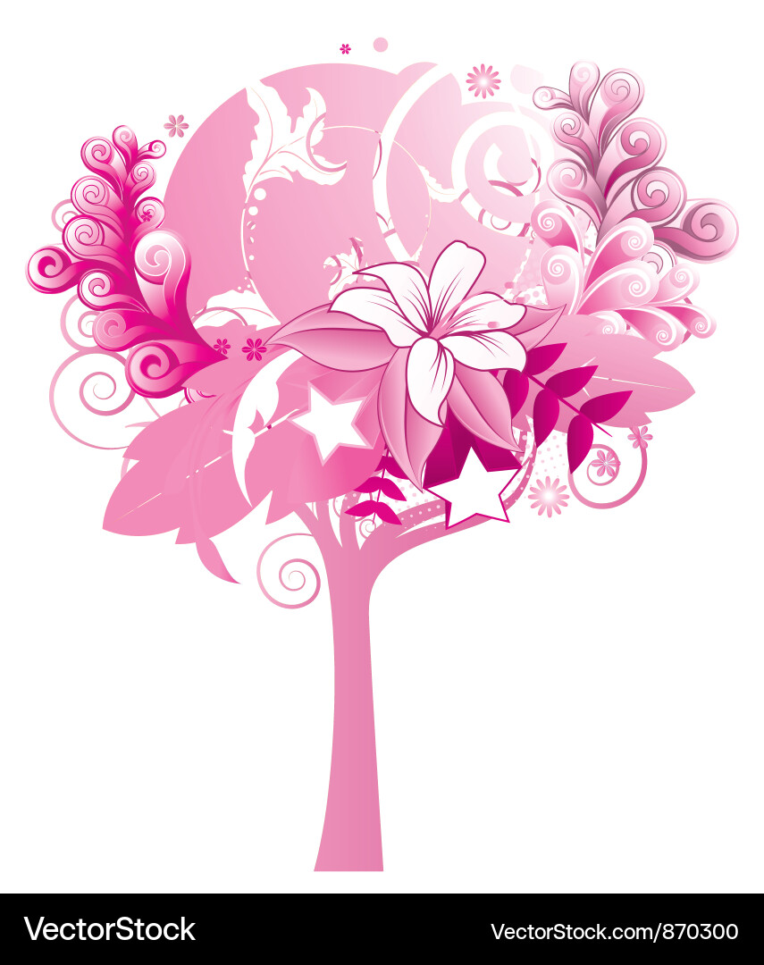 Abstract tree Royalty Free Vector Image - VectorStock