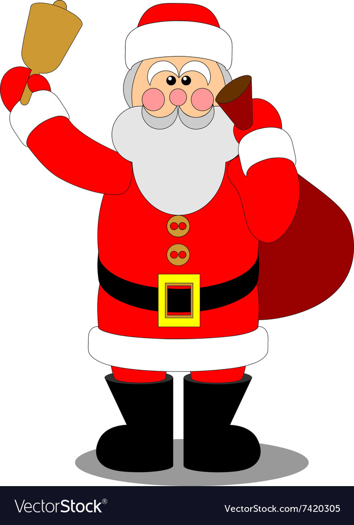 Santa claus color 04 Royalty Free Vector Image