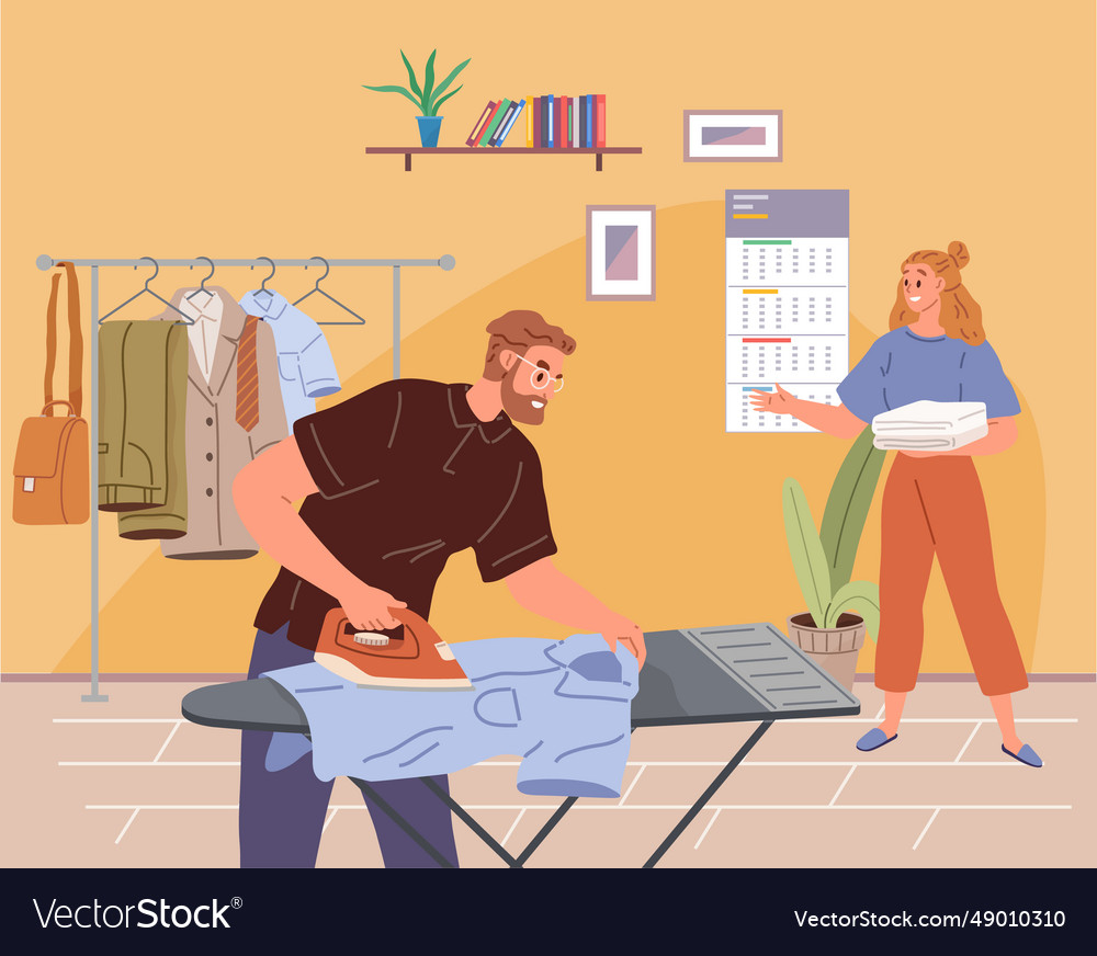 Clothing care caring for your clothes shows Vector Image