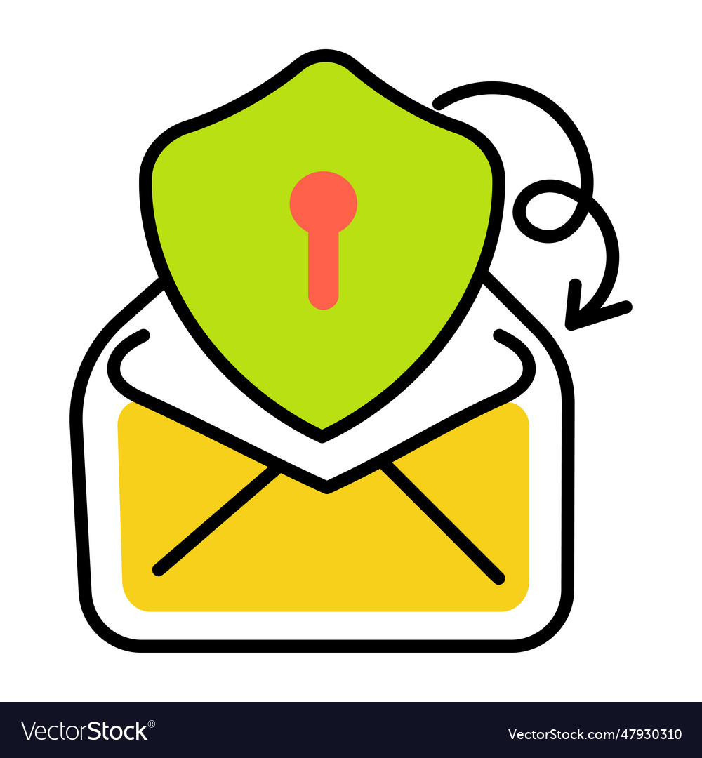 Secure email Royalty Free Vector Image - VectorStock