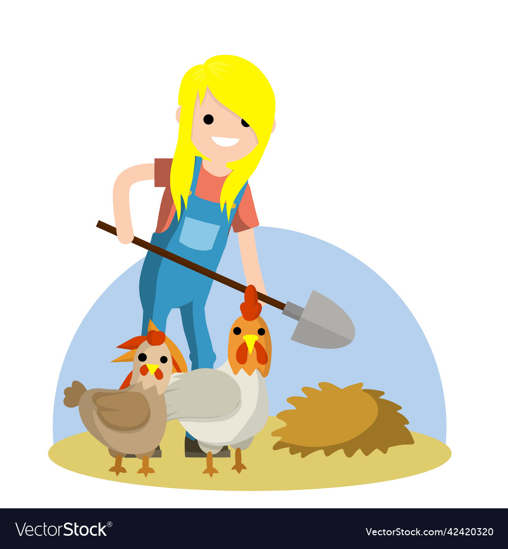 Cartoon Flat Summer Season Royalty Free Vector Image