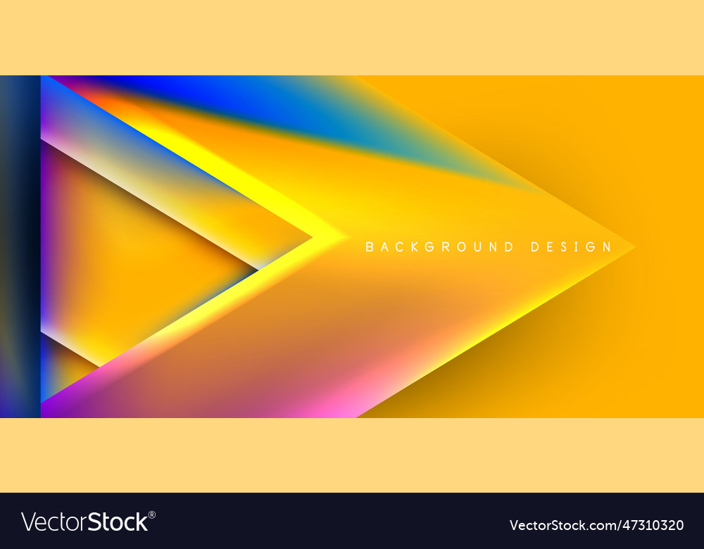 Futuristic triangle abstract background Royalty Free Vector