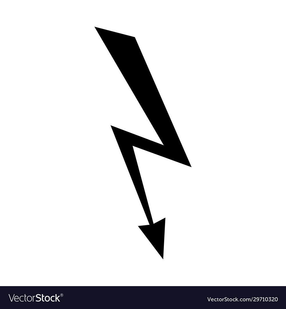 Lightning Icon Design Element Logo Royalty Free Vector Image