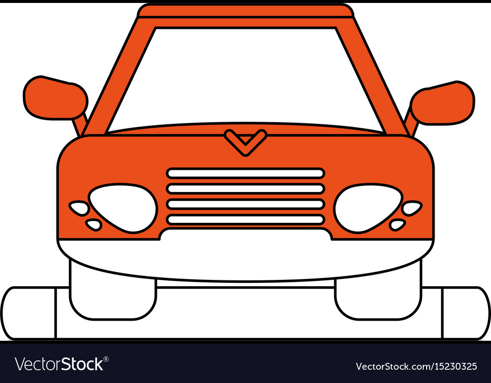 Car flat Royalty Free Vector Image - VectorStock