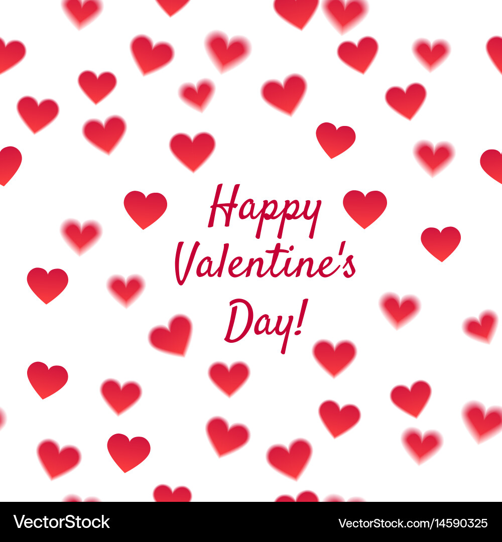 Happy valentines day and hearts Royalty Free Vector Image