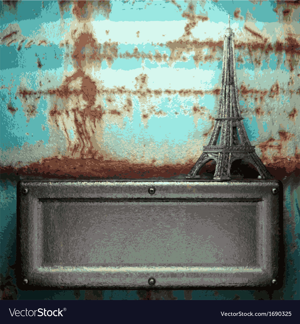 Old metal background Royalty Free Vector Image