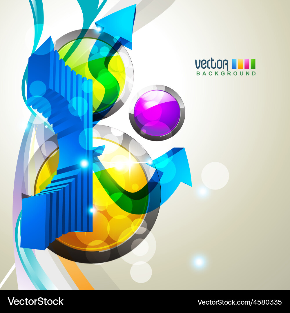 Abstract shape background design Royalty Free Vector Image